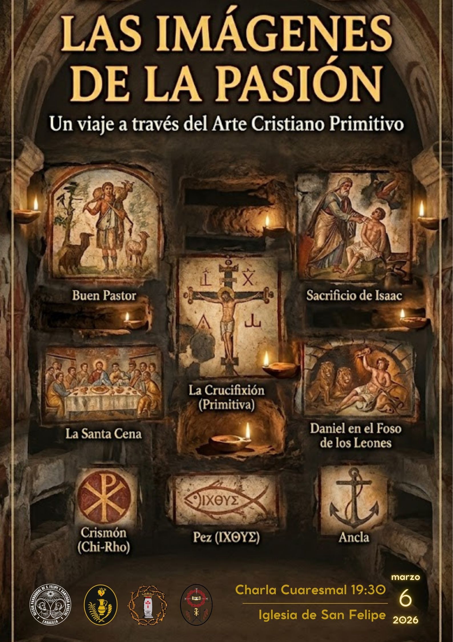 Lee más sobre el artículo Charla Cuaresmal: «Las imágenes de la Pasión: un viaje a través del arte cristiano primitivo”
