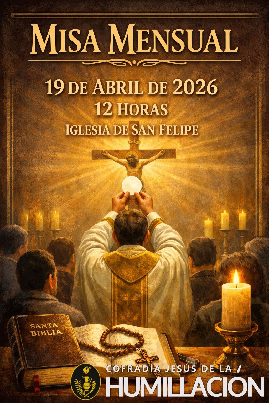 Lee más sobre el artículo Eucaristía mensual abril
