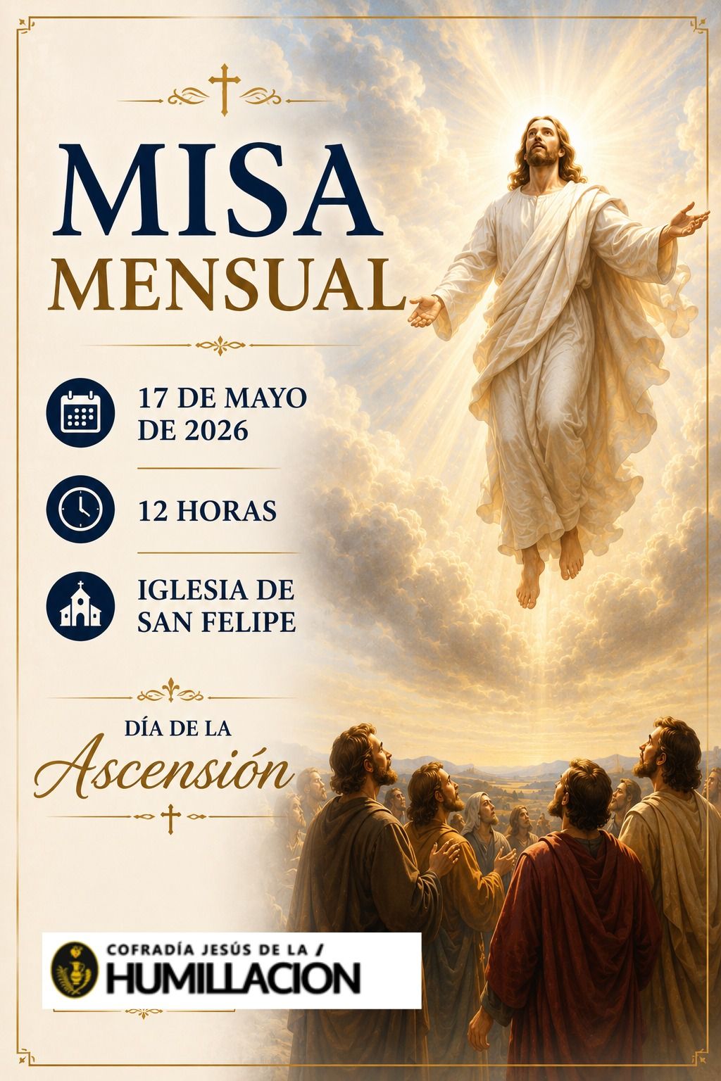 Lee más sobre el artículo Eucaristía mensual mayo